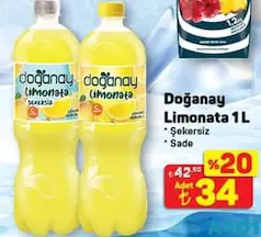 DOĞANAY LİMONATA 1 L